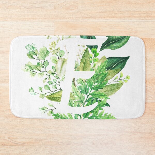 Item preview, Botanical Monogram - Letter E Initial designed and sold by Naturalist Prints.