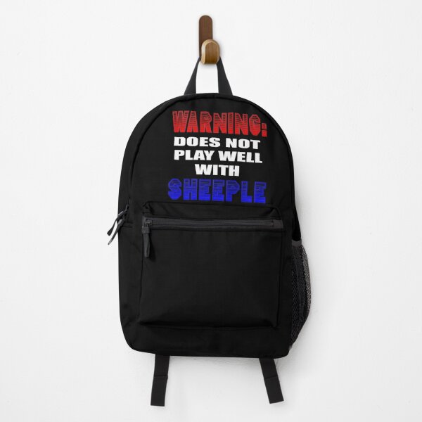 Item preview, Warning: Doesn't Play Well With Sheeple  designed and sold by SouthernDesigns.