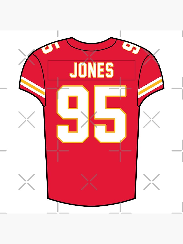 Chris Jones Home Jersey Poster for Sale by designsheaven