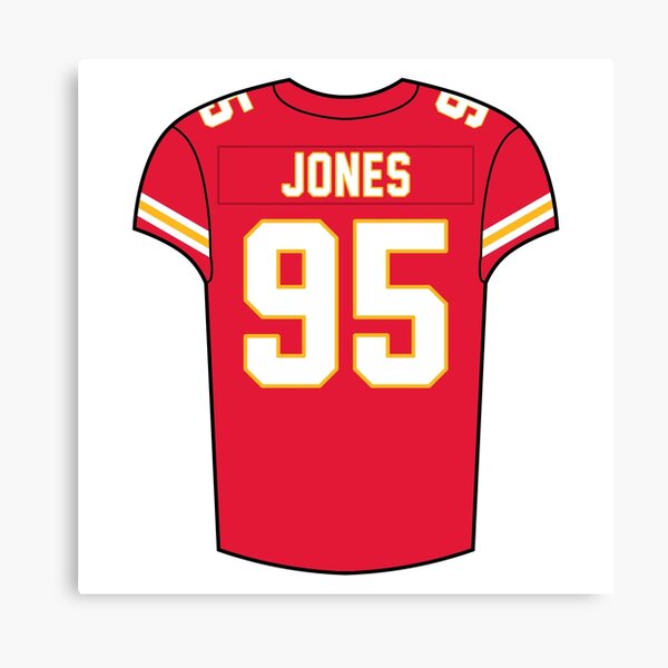 Kansas City Chiefs Style Jersey Numbers and Letters Digital Vector