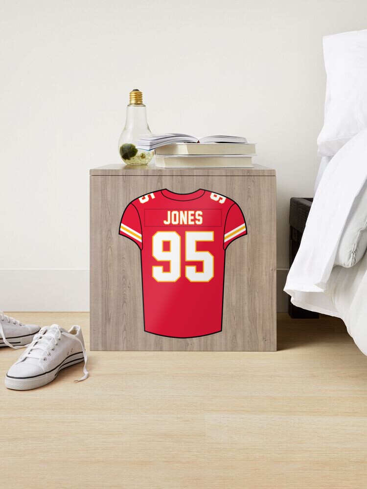 Chris Jones Home Jersey Sticker for Sale by designsheaven