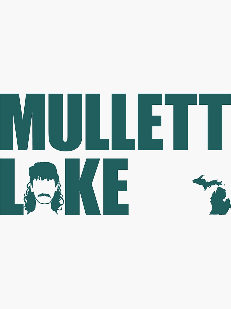 "Mullett Lake Michigan" Sticker for Sale by downwithdetroit Redbubble