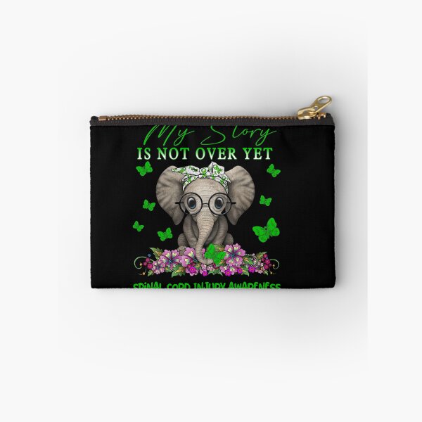 Item preview, Cute Elephant My Story Is Not Over Yet Spinal Cord Injury Awareness designed and sold by Adropine.