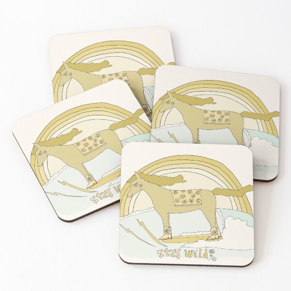 Item preview, stay wild retro surf art by surfy birdy designed and sold by surfybirdy.