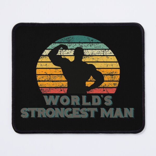 Item preview, World’s strongest man strong retro vibe designed and sold by PG Illustration.