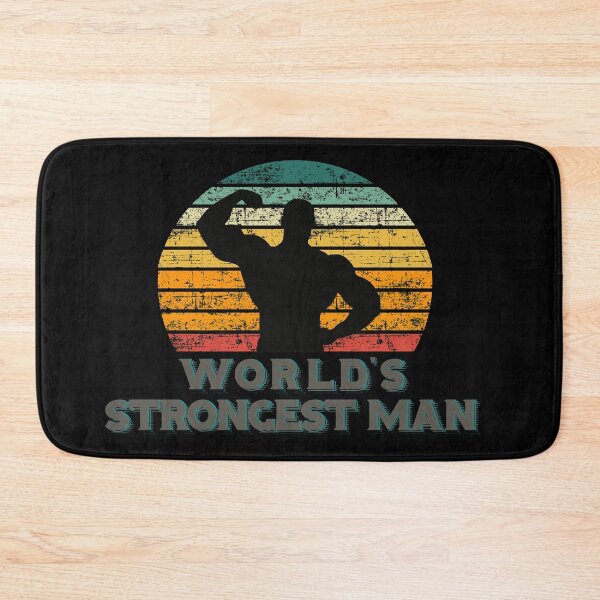 Item preview, World’s strongest man strong retro vibe designed and sold by PG Illustration.