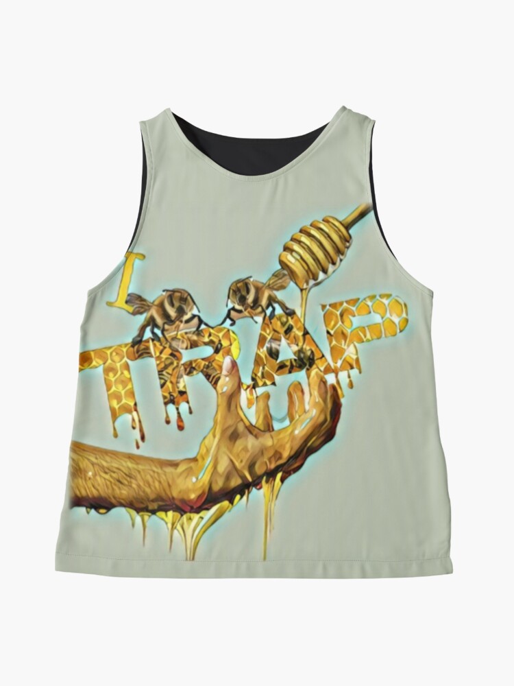 Thumbnail 4 of 6, Sleeveless Top, I Beez In The Trap designed and sold by lilbudscorner.