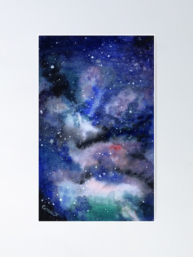 Acrylic Galaxy Painting Spiral Notebook by Olga Shvartsur - Fine Art America