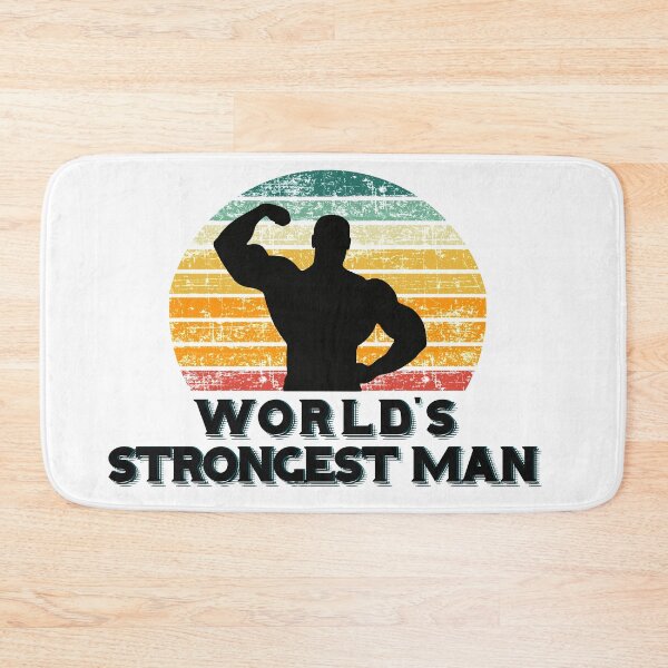 Item preview, World’s strongest man strong retro vibes designed and sold by PG Illustration.