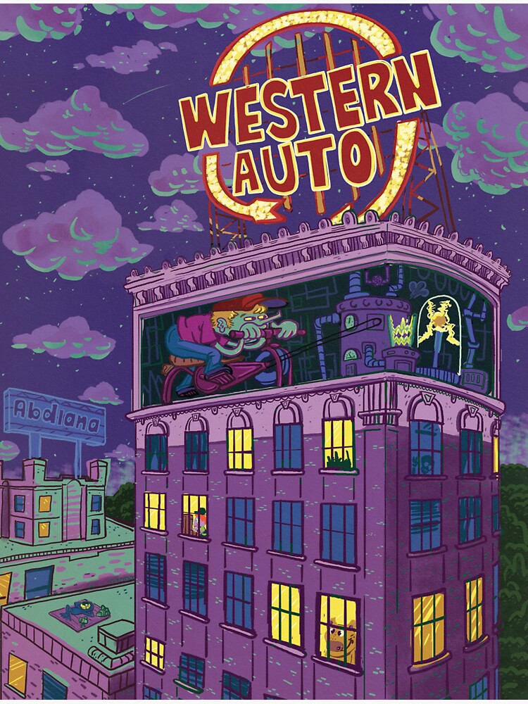 "KANSAS CITY WESTERN AUTO" Sticker for Sale by bwillard826 Redbubble