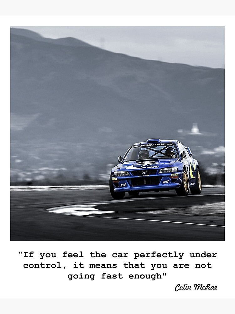 Discover Colin Mcrae - Subaaru Rally - Premium Matte Vertical Posters.
