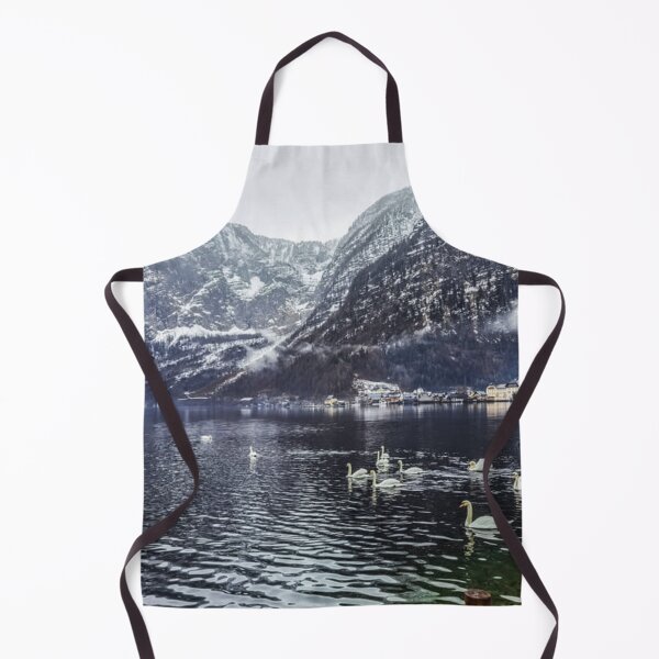 Item preview, Swans in Lake Hallstatt designed and sold by GRKiT.