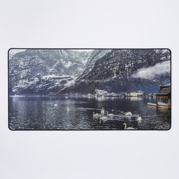 Item preview, Swans in Lake Hallstatt designed and sold by GRKiT.