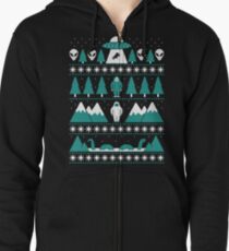 Paranormal Christmas Sweater Kapuzenjacke