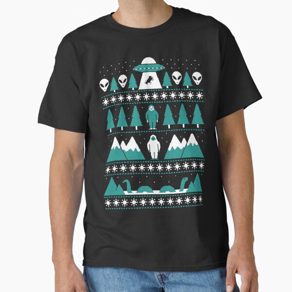 Item preview, Paranormal Christmas Sweater designed and sold by HandsOffMyDinosaur.