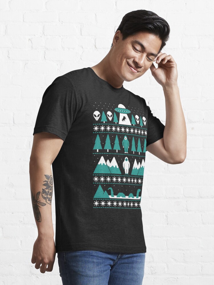 Alternate view of Paranormal Christmas Sweater Essential T-Shirt