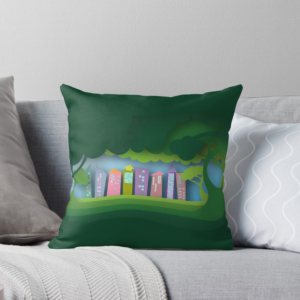 Item preview, Throw Pillow designed and sold by HaPi88.