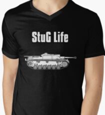 StuG Life - Military History Visualized (Vertical Version) Men's V-Neck T-Shirt