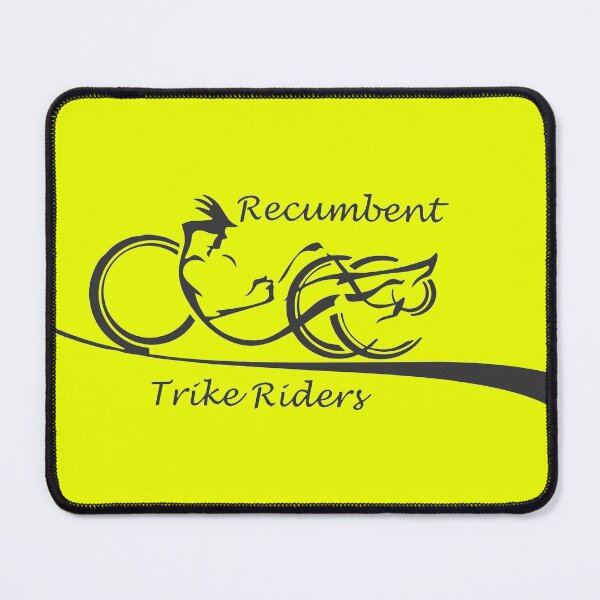 Item preview, Recumbent Trike Riders Official Facebook logo (dark) designed and sold by Flaming-Eyeball.