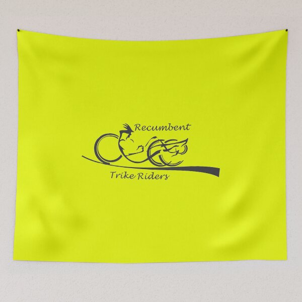 Item preview, Recumbent Trike Riders Official Facebook logo (dark) designed and sold by Flaming-Eyeball.