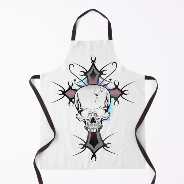 Item preview, Badass Skull on a tribal cross designed and sold by AXIOM13.