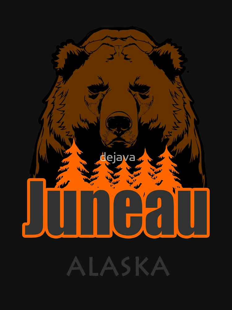 Thumbnail 6 von 6, Premium Oversized Pullover, Alaska, Juneau designt und verkauft von dejava.