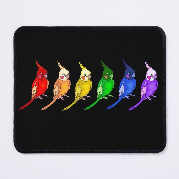 Item preview, Rainbow cockatiels  designed and sold by BigAndBug.