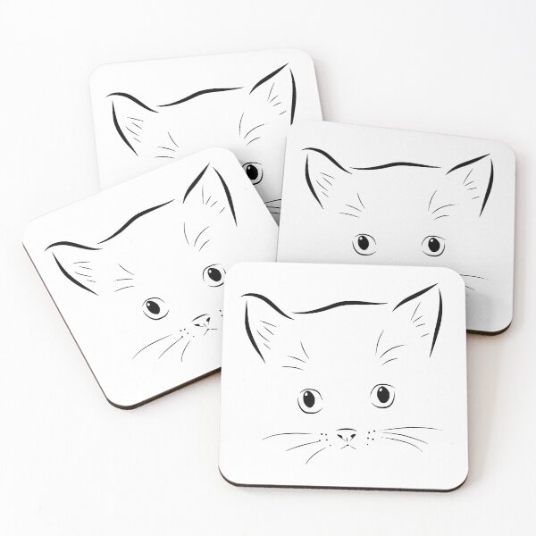 Item preview, Cat Face Outline designed and sold by Ashlison.