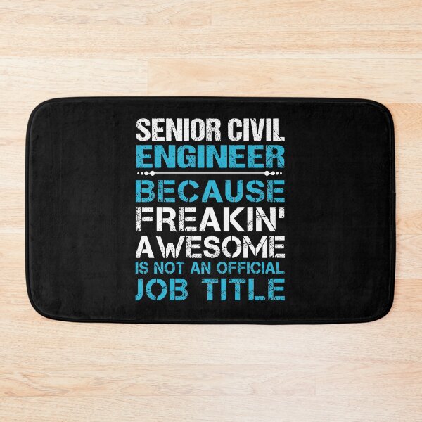 Item preview, Senior Civil Engineer T Shirt - Freaking Awesome Job Gift Item Tee designed and sold by oetate4774.