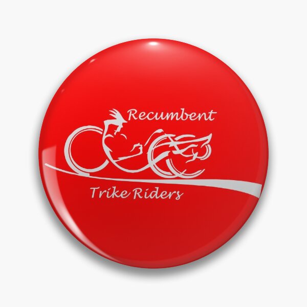 Item preview, Recumbent Trike Riders Official Facebook logo (light) designed and sold by Flaming-Eyeball.