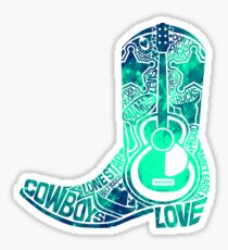 Cowboy Boot Sticker