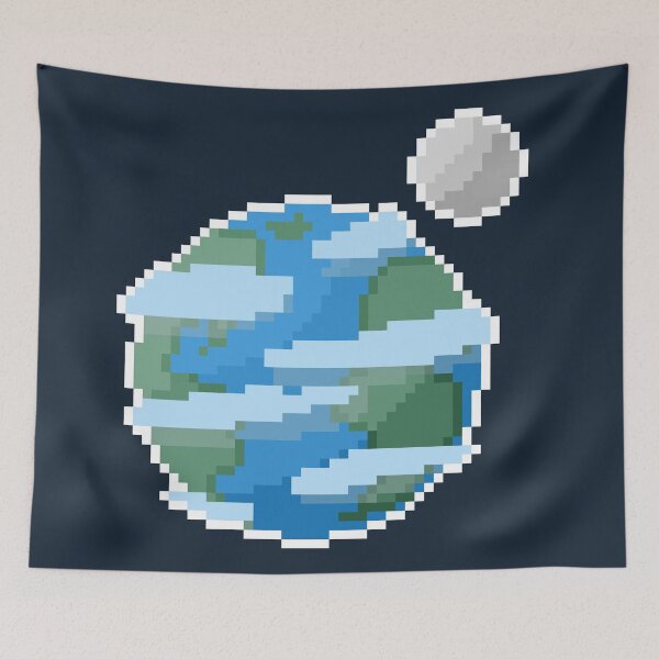 Item preview, Pixel Earth designed and sold by AlessaNeko.