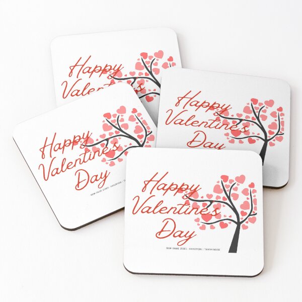 Item preview, Happy Valentine's Day With Heartful Leaves of Trees designed and sold by KayLadyBug.
