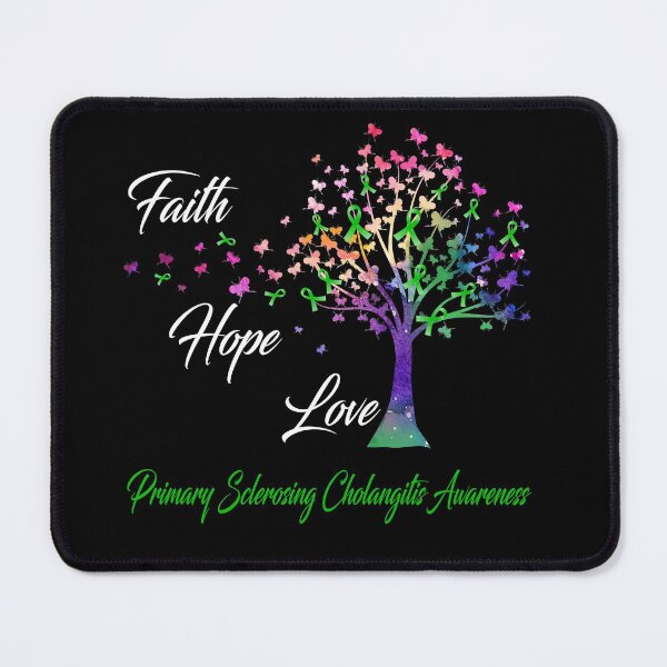 Item preview, Ribbon Tree Faith Hope Love Primary Sclerosing Cholangitis Awareness designed and sold by Tadmab.