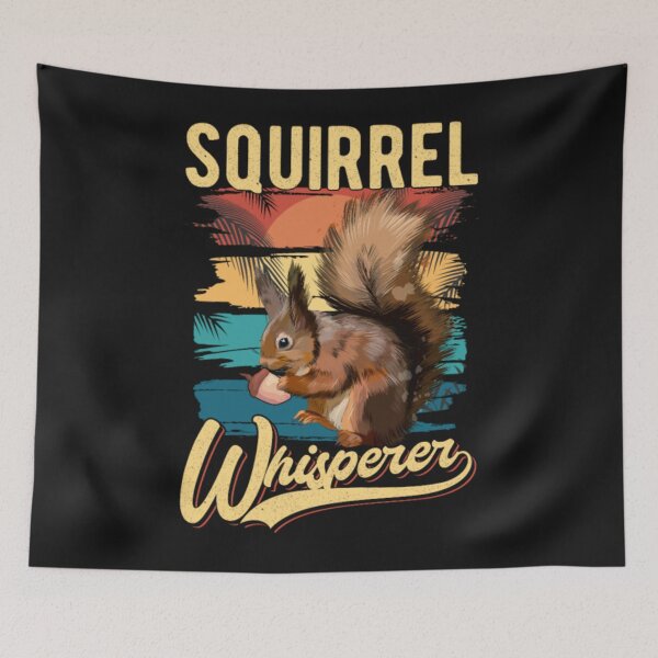 Item preview, Retro Squirrel Whisperer Hawaii designed and sold by ClamenTaon.