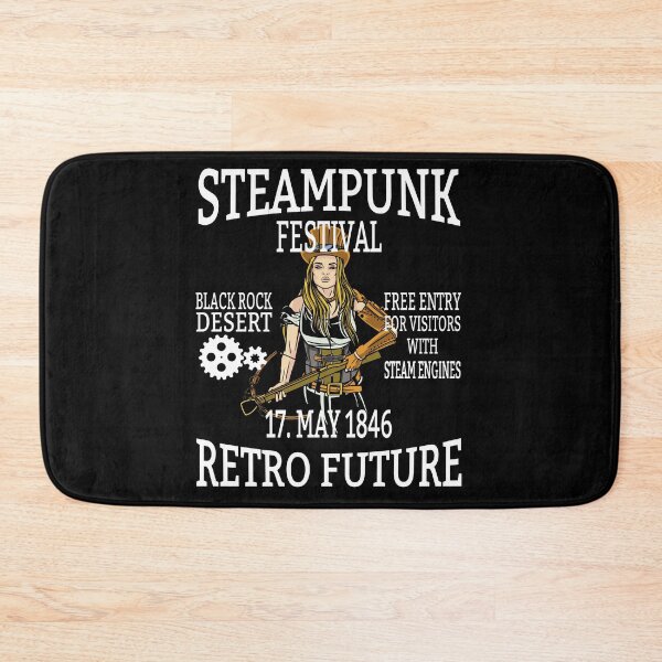 Item preview, Retro Future Festival Archer Girl Steampunk designed and sold by Tahuverian.
