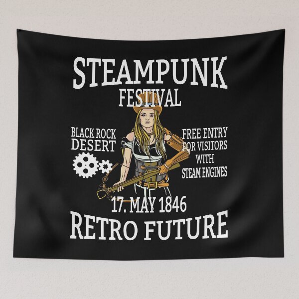 Item preview, Retro Future Festival Archer Girl Steampunk designed and sold by Tahuverian.