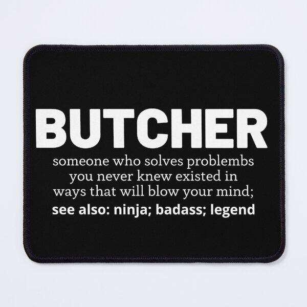 Item preview, butcher designed and sold by T-shirtgallery.