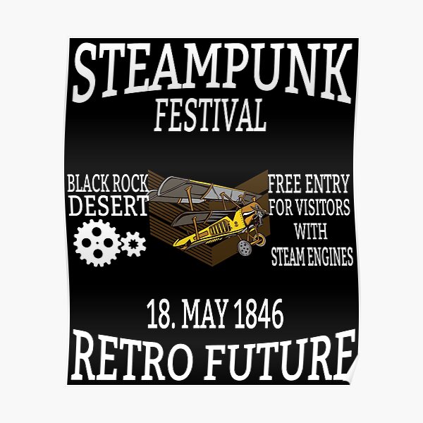 Retro Future Festival biplane airplane steampunk