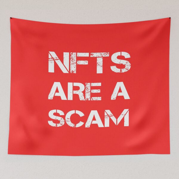Item preview, NFTS are a scam designed and sold by rachidhaz.