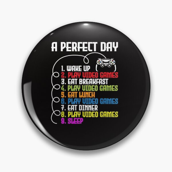 Item preview, My Perfect Day Video Games T-shirt Funny Cool Gamer Tee Gift T-Shirt designed and sold by BeFaCtO.