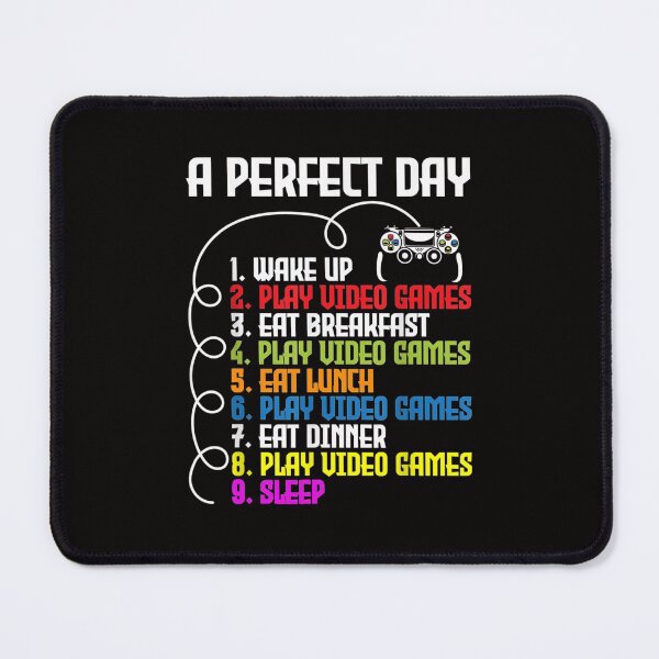 Item preview, My Perfect Day Video Games T-shirt Funny Cool Gamer Tee Gift T-Shirt designed and sold by BeFaCtO.
