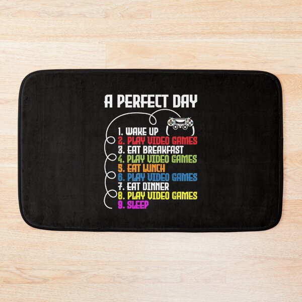 Item preview, My Perfect Day Video Games T-shirt Funny Cool Gamer Tee Gift T-Shirt designed and sold by BeFaCtO.