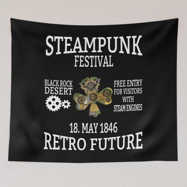 Item preview, Retro Future Festival Shamrock Luck Steampunk designed and sold by Tahuverian.