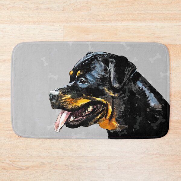 Item preview, Brindle Rottweilers / Red Brindle Rottweiler Puppies / Rottweiler Watercolor  designed and sold by haRexia.