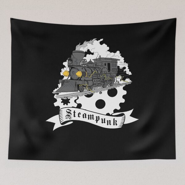 Item preview, Steam locomotive steampunk designed and sold by Tahuverian.