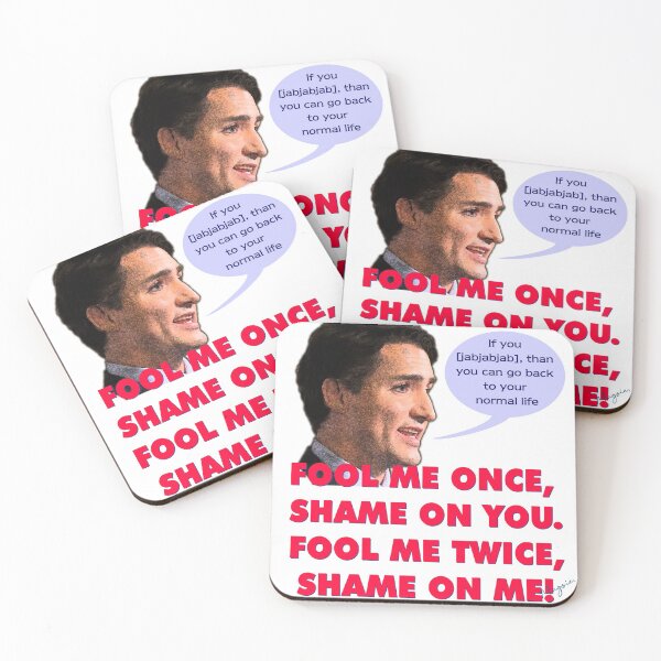 Item preview, Fool me once designed and sold by TradingMom.