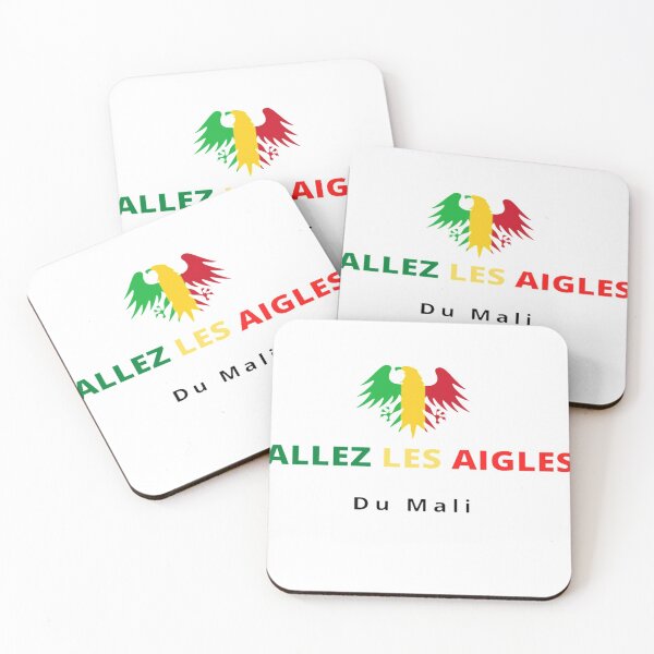 Item preview, GO TO THE EAGLES OF MALI white designed and sold by MomoDesigners.