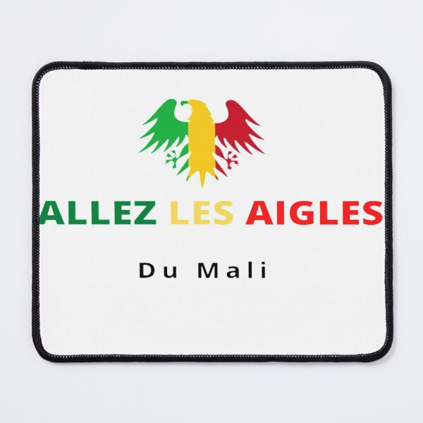Item preview, GO TO THE EAGLES OF MALI white designed and sold by MomoDesigners.