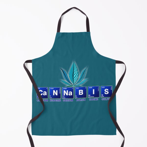 Item preview, Periodic table hemp leaf blue designed and sold by CannaGranny™ .